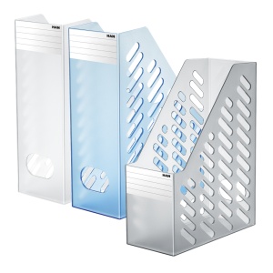 Suport vertical pentru cataloage, A4, plastic, fumuriu, HAN Klassik XXL - Img 3