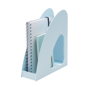 Suport vertical plastic pentru cataloage, albastru, HAN Re-Loop Pastel - Img 3