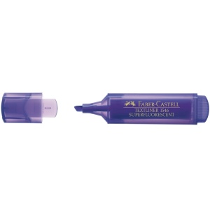 Textmarker super-fluorescent, varf 1-5 mm, violet, 1546 FABER-CASTELL - Img 2