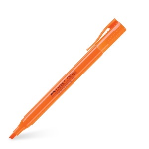 Textmarker, varf tesit 1-4 mm, portocaliu, FABER-CASTELL 38