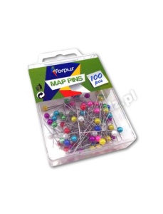 Ace cu gamalie colorata, 100 buc/set, FORPUS