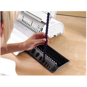 Aparat de indosariat electric, inele plastic, max. 300 coli, FELLOWES Pulsar-E 300 - Img 5