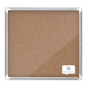 Avizier pluta pentru interior, 6 x A4, rama metalica, NOBO