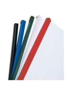 Baghete plastic pentru indosariere, 8 mm, 100 buc/set, rosu - Img 2
