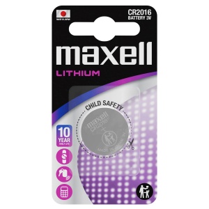 Baterie litiu buton 3V, CR2016 MAXELL