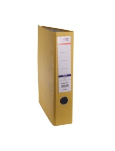 Biblioraft A4 plastifiat PP, 7.5 cm, galben, OPTIMA Classic