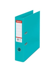 Biblioraft A4 plastifiat PP/PP, 7.5 cm, turcoaz, ESSELTE NO. 1 Power
