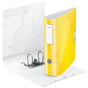 Biblioraft plastic 8.2 cm, galben, LEITZ 180 Active WOW - Img 2