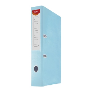 Biblioraft plastifiat, A4, 5 cm, bleu, NOKI