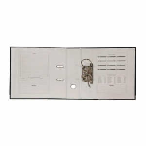 Biblioraft plastifiat A4, 7.5 cm, negru - Img 2