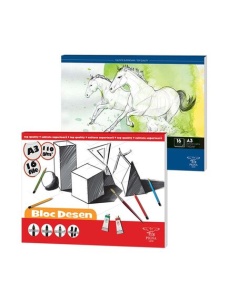 Bloc de desen A3, 110 g/mp, 16 file, PIGNA