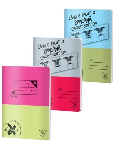 Caiet capsat A5, 80 file, dictando, PIGNA Basic