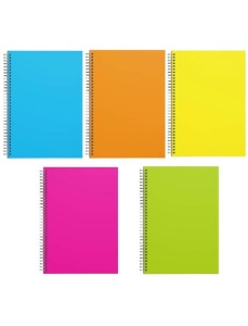 Caiet cu spira A4, 60 file, dictando, coperta PP, ILIJANUM
