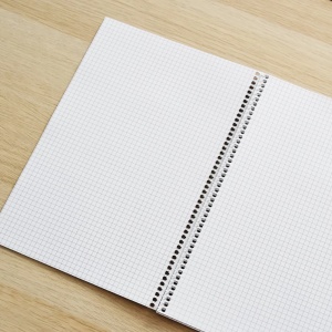 Caiet cu spira A4, 70 file, coperta carton, matematica, BLUERING - Img 3