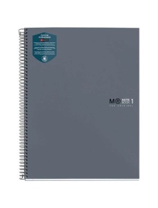 Caiet cu spirala A4, 80 file, dictando, grafit, MIQUELRIUS Antibacterial