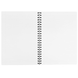 Caiet cu spirala A4, 96 file, coperta carton, dictando, PAPERLAND Black Edition - Img 3