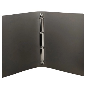 Caiet mecanic A4, 4 inele, 25 mm, coperti flexibile, negru, OPTIMA - Img 3