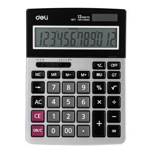 Calculator de birou 12 digiti DELI 1671