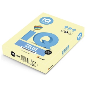 Carton colorat A4, 160 g/mp, 250 coli/top, galben, MONDI IQ Color Pastel