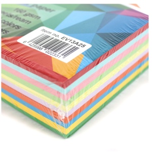 Carton colorat A4 asortat, 80 g/mp, 500 coli/top, 10 culori/set - Img 2