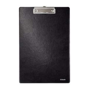 Clipboard simplu plastifiat A4, negru, ESSELTE Standard