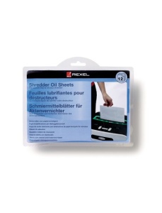 Coli impregnate cu ulei pentru distrugatoare documente, 12 buc/set, REXEL