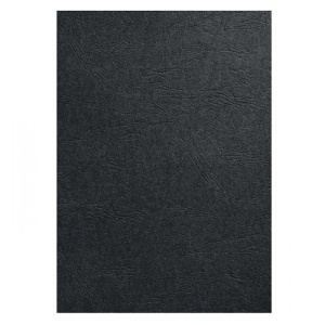 Coperti carton imitatie piele A3, 250 g/mp, negru, 100 buc/set