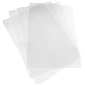 Coperti plastic transparent A3 200 microni, 100 buc/set - Img 2