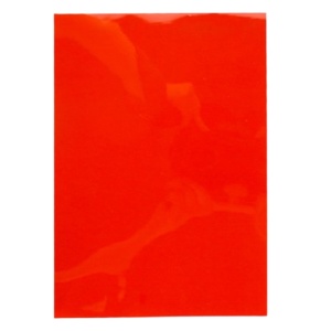 Coperti plastic transparent color, A4, 200 microni, rosu, 100 buc/set