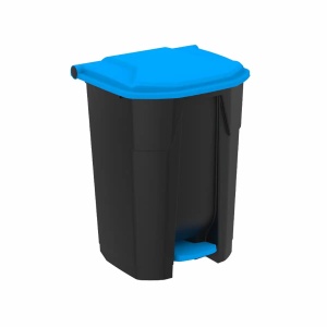 Cos gunoi reciclare selectiva, 50 l, albastru