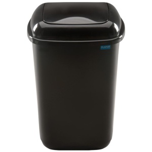 Cos pentru colectare selectiva, 90l, negru, PLAFOR Quatro