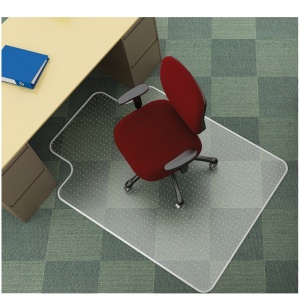Covoras transparent protectie mocheta, 120 x 90cm, Q-Connect