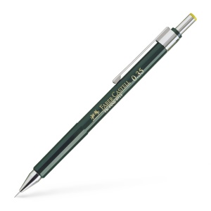 Creion mecanic, 0.5mm, verde, FABER-CASTELL TK-FINE
