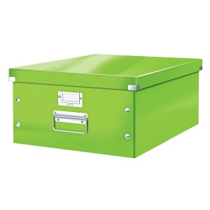 Cutie organizare mare, 369x200x482 mm, carton, verde, LEITZ WOW Click&Store