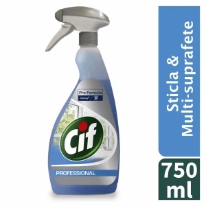 Detergent geamuri si multisuprafete, 750 ml, CIF Professional - Img 3