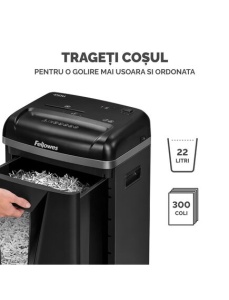 Distrugator documente FELLOWES 450M, micro cross-cut - Img 3