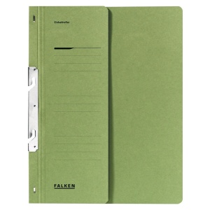 Dosar carton color incopciat 1/2, A4, 250 g/mp, verde, FALKEN