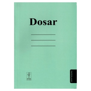 Dosar carton color plic, 300 g/mp, 50 buc/set, verde, PAPERLAND