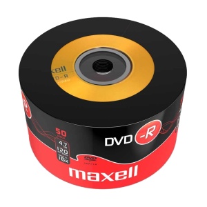 DVD-R 50 buc/cutie, 4.7GB, 16X, MAXELL