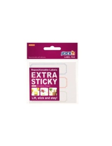 Etichete autoadezive 25x88 mm, 3x30 buc/set, STICK'N