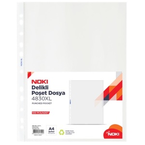 File protectie transparente, 55 microni, 100 buc/set, NOKI Extra Wide 4830XL