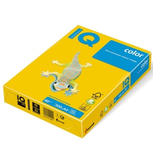 Hartie colorata A4, 80 g/mp, 500 coli/top, portocaliu, MONDI IQ Color Intens