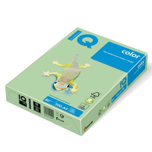 Hartie colorata A4, 80 g/mp, 500 coli/top, verde, MONDI IQ Color Pastel