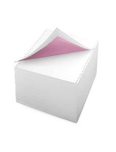 Hartie cu perforatii A4, autocopiativa, 2 exemplare, alb/color, 850 seturi