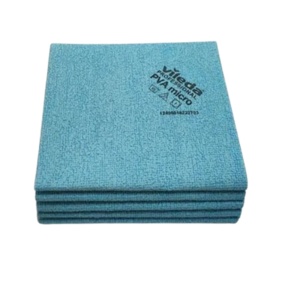 Laveta microfibra, 38x35 cm, 5 buc/set, albastru, PVA Micro VILEDA Professional