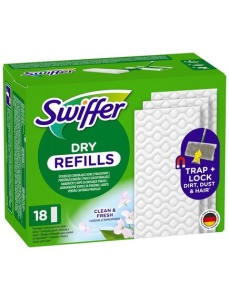 Lavete uscate pentru mop plat SWIFFER, 18 buc/set