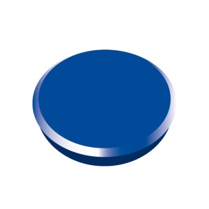 Magneti pentru table, D 24 mm, 10 buc/cutie, albastru, ALCO