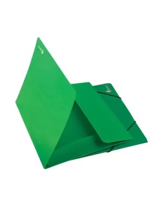 Mapa de plastic cu elastic, A4, verde, FORPUS