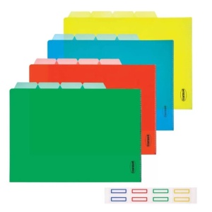 Mapa documente in L cu 4 separatoare, A4, CENTRUM