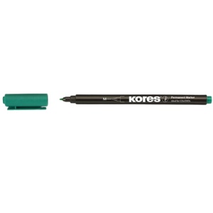 Marker CD, varf 1.0 mm, verde, KORES